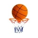 thumbnail image 1 of Baloncesto silencioso con aro, pelota que rebota, juguete interactivo para niños, fiesta de adultos, sin sonido, juguetes para niños, pelota de juguet Naranja Talla 5, 1 of 5