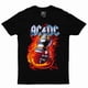 thumbnail image 1 of Polera estampada de niño/niña ACDC Guitarra en Llamas T-06, 1 of 3