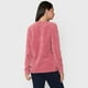 thumbnail image 2 of Sweater Mujer Chenille Trenzado Rosado Corona, 2 of 5