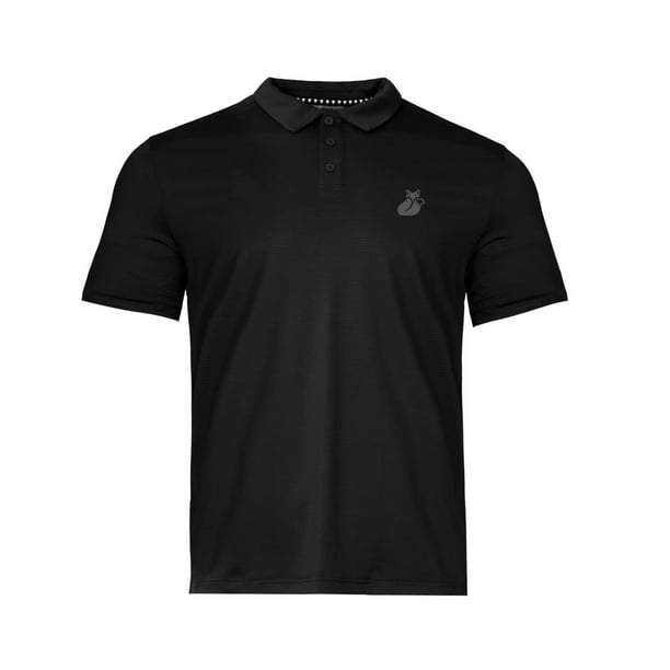 Polera Tilki Polo Pro Lehinde Negra/Gris Tenis Padel