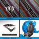 thumbnail image 4 of Fundas para asiento de auto PONYJOYUP estilo Baja Saddle Blanket, 4 piezas, delanteras, 4 of 8