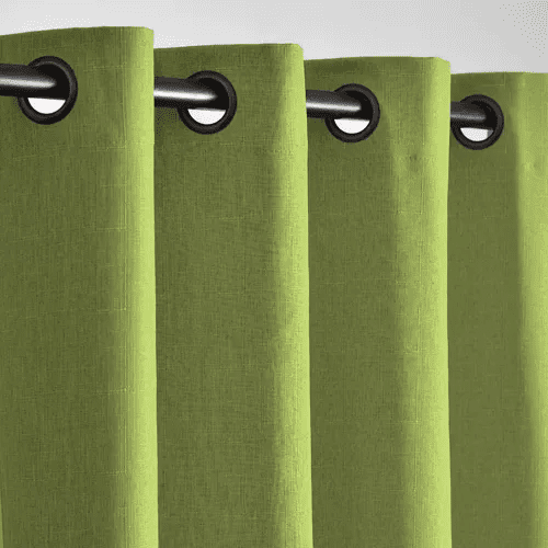 Genérico - Cortina Lino Con Blackout Engomado Térmica 140x220 Verde