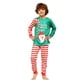 thumbnail image 2 of Pijamas navideños familiares de moda, camisetas y pantalones de manga larga para papá, mamá y niños, conjunto de pijamas a juego con estampado de alce y nieve (niños), 2 of 5