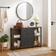 thumbnail image 2 of Mueble Aparador Buffet Fierro Negro y Madera Linsell, 2 of 5