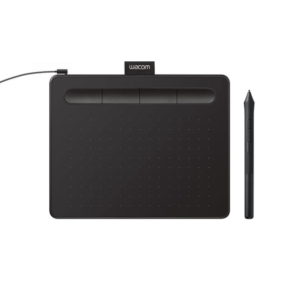 Tablet gráfica Wacom Intuos S con cable y lápiz sin batería