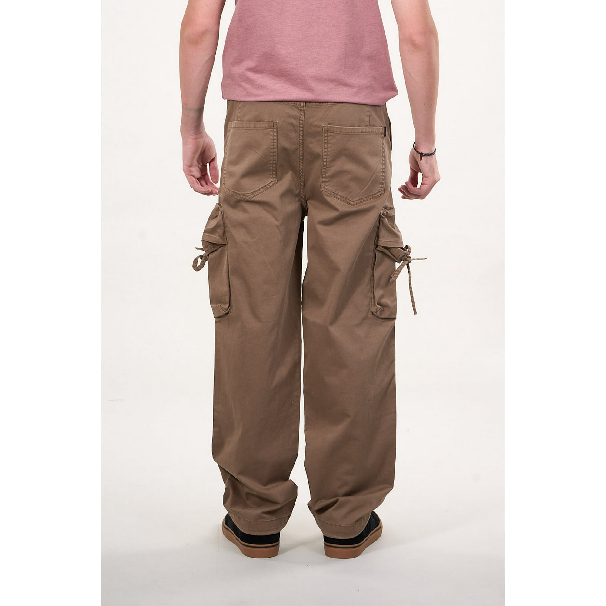 Polemic - Pantalon Cargo Twill Procesado Relaxed Café Wi4355