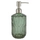 thumbnail image 1 of Unique Bargains 1 Pc Dispensador de Jabón de Bomba Cilíndrico Simple para Baño 450ml Verde Tono Plateado, 1 of 6