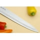 thumbnail image 5 of Cuchillo Yoshihiro VG10 Sujihiki 240 mm Damasco con Mango de Palo de Rosa, 5 of 9