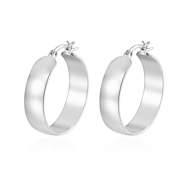 European American Style Hoop Earrings for Women, Minimalist Statement Unique Jewelry