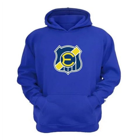 Genérico - Polerón Canguro Everton Azul Talla M Unisex