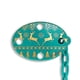 thumbnail image 2 of BROCHE OVALADO NAVIDAD VERDE, 2 of 2