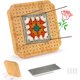thumbnail image 1 of CraftyManor 7.6 in Blocking Boards for Crochet Projects, 1 of 3