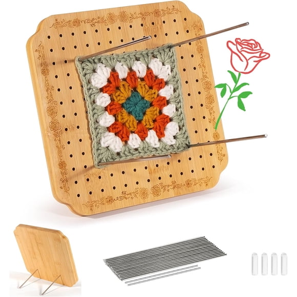 CraftyManor 7.6 in Blocking Boards for Crochet Projects