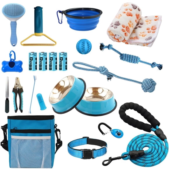 Kit de Entrenamiento para Cachorro PUPLUXE 22 Piezas Azul