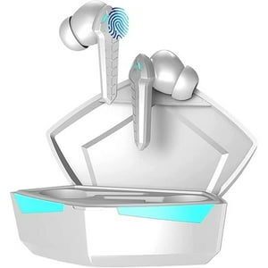 Veatool - Auriculares Bluetooth 5.1 Inalámbricos, Auriculares De Audio De Juego Con Almacén De Carga, Micrófono Incorporado, Retraso Ultra Bajo, Micrófono De Alta Definición