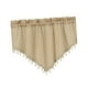 thumbnail image 5 of Cenefa Triangular Para Tratamiento De Ventanas, Cortina Para Cocina, Cafetería, Sótano, Color Beige, 5 of 5
