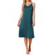 thumbnail image 1 of INSPIRE CHIC Vestido de dormir para mujer de satén sin mangas con doble tirante espagueti cruzado en la espalda, escote en V sexy, midi, para salón, talla S, azul, 1 of 6