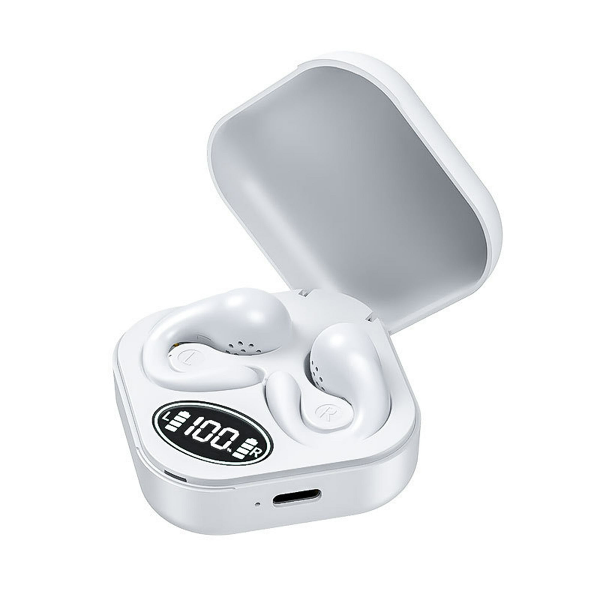 Veatool - Auriculares Bluetooth Inalámbricos, Bluetooth 5.3, Auriculares Colgantes, Auriculares Abiertos Con Pantalla De Alimentación, Hi - Fi Estéreo, Toque Inteligente