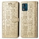 thumbnail image 1 of Funda Cartera FOXDOCK para MOTO E13 , Flip PU con Relieve de Gatos y Perros, Tarjetero y Soporte, 1 of 6