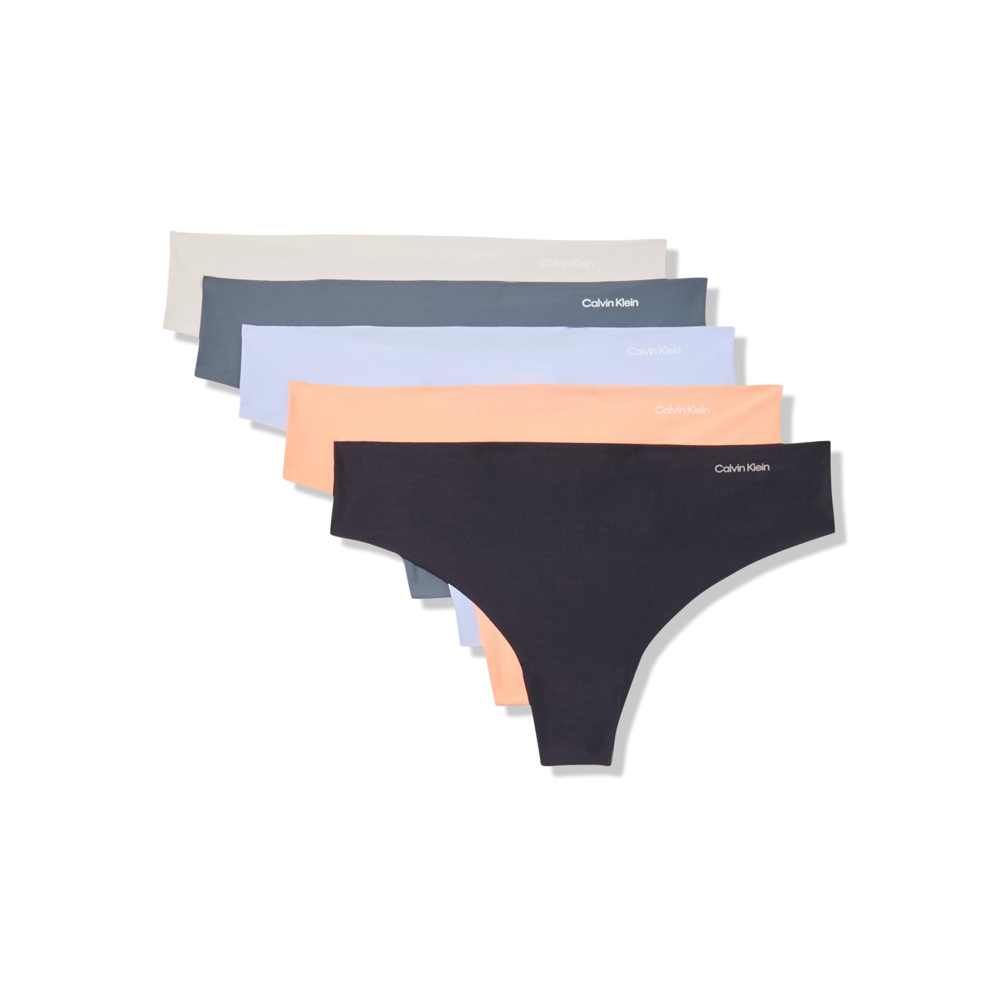 Pack De 5 Bragas Calvin Klein Invisibles Sin Costuras