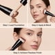 thumbnail image 3 of Brocha de maquillaje M J JOMAY con la parte superior plana de cerdas veganas para kabuki, 3 of 8
