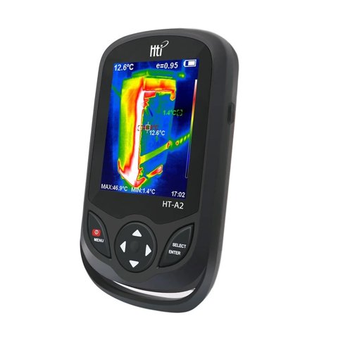 Cámara De Imágenes Térmicas Hti Ht-A2 Profesional 320X240 Recargable