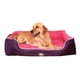 thumbnail image 1 of Cama Reversible Doble Color Perro Talla S Morado Mascan, 1 of 5