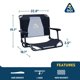thumbnail image 3 of Silla de estadio GCI Outdoor Big Comfort con apoyabrazos, 3 of 6