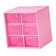 thumbnail image 2 of Organizador De Cajones Pequeño Para Escritorio, Organizador De Cuentas Para Joyería, Organizador De Oficina, 6 Cajones, Rosa, 2 of 5