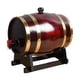 thumbnail image 3 of Barril De Roble Para Crianza Con Soporte Accesorios Barril De Roble Para Vino Para Bar Cerveza Licores 1L, 3 of 5