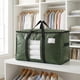 thumbnail image 2 of REGALWOVEN Almacenamiento de Ropa, Bolsas de Almacenamiento, Bolsas de Mudanza para Organizar Dormitorio, Ropa, Organizadores de Armario y Almacenamiento con Asas Verde 4Pcs, 2 of 6