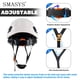 thumbnail image 4 of Casco de seguridad ajustable SMASYS de ABS con visera, 4 of 6