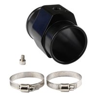 Ioensy - Adaptador De Sensor De Indicador De Temperatura Del Agua Abrazaderas De Refrigerante De Aluminio De 3 Vías 28Mm