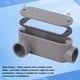 thumbnail image 2 of Cuerpo de conduit CKVIHAV tipo LR de PVC de 3/4 pulgada con tapa y empaque, 2 of 7