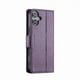 thumbnail image 2 of CaseMe tipo cartera iPhone 16 con cierre magnético, RFID, tarjetero, soporte, carga inalámbrica, 2 of 5