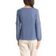 thumbnail image 3 of INSPIRE CHIC Blusa de Chifón para Mujer de Regreso a Clases Cuello con Abertura Manga con Apliques Elegante Top de Trabajo XL Azul, 3 of 6