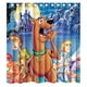thumbnail image 1 of Cortina de ducha de cartón Scooby Doo, juego de cortina de baño con ganchos, tamaño 66 x 72 pulgadas, 1 of 3