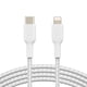 thumbnail image 2 of Cable trenzado USB-C a Lightning BOOST CHARGE Blanco, 2 of 5