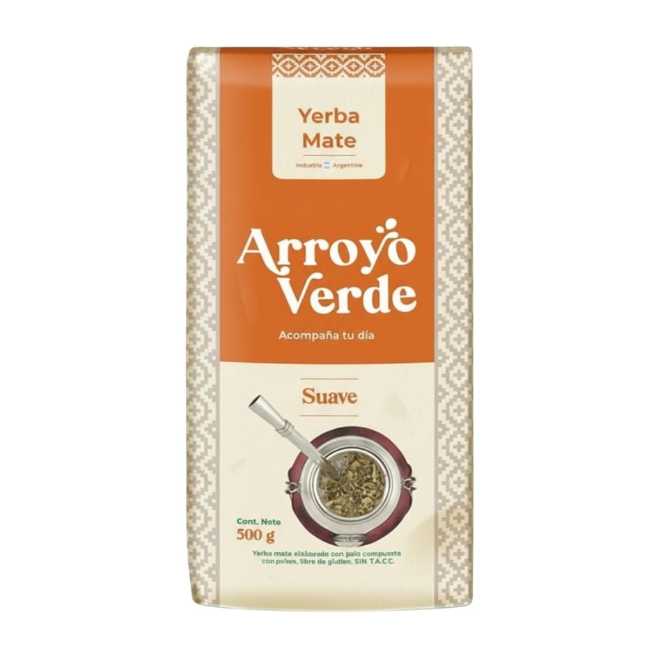 Rakko Natural - Arroyo Verde Yerba Mate Suave 500grs