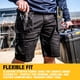 thumbnail image 4 of Short de trabajo DEWALT ProTradesman de algodón y poliéster con elasticidad, talla 38, 4 of 5