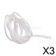 thumbnail image 4 of 3 Uds 4M Mylar Trenza Tubo Blanco Nacarado Atado De Moscas Materiales Pesca 4mm, 4 of 4