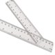 thumbnail image 1 of Regla monochef 16 cm y 30 cm de plástico transparente – Pack de 2, 1 of 7