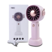 Click Ventas - Mini Ventilador Recargable Usb De Mano Portátil Rosa