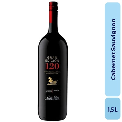 Vino Cabernet Sauvignon 1,5 L Santa Rita