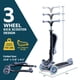 thumbnail image 2 of Scooter de 3 ruedas Lifemaster plegable con asiento y ruedas LED, 2 of 7