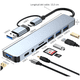 thumbnail image 3 of Adaptador Hub Usb C 8 En 1 Tipo C A Usb 3.0 Hdmi Sd Audio, 3 of 7