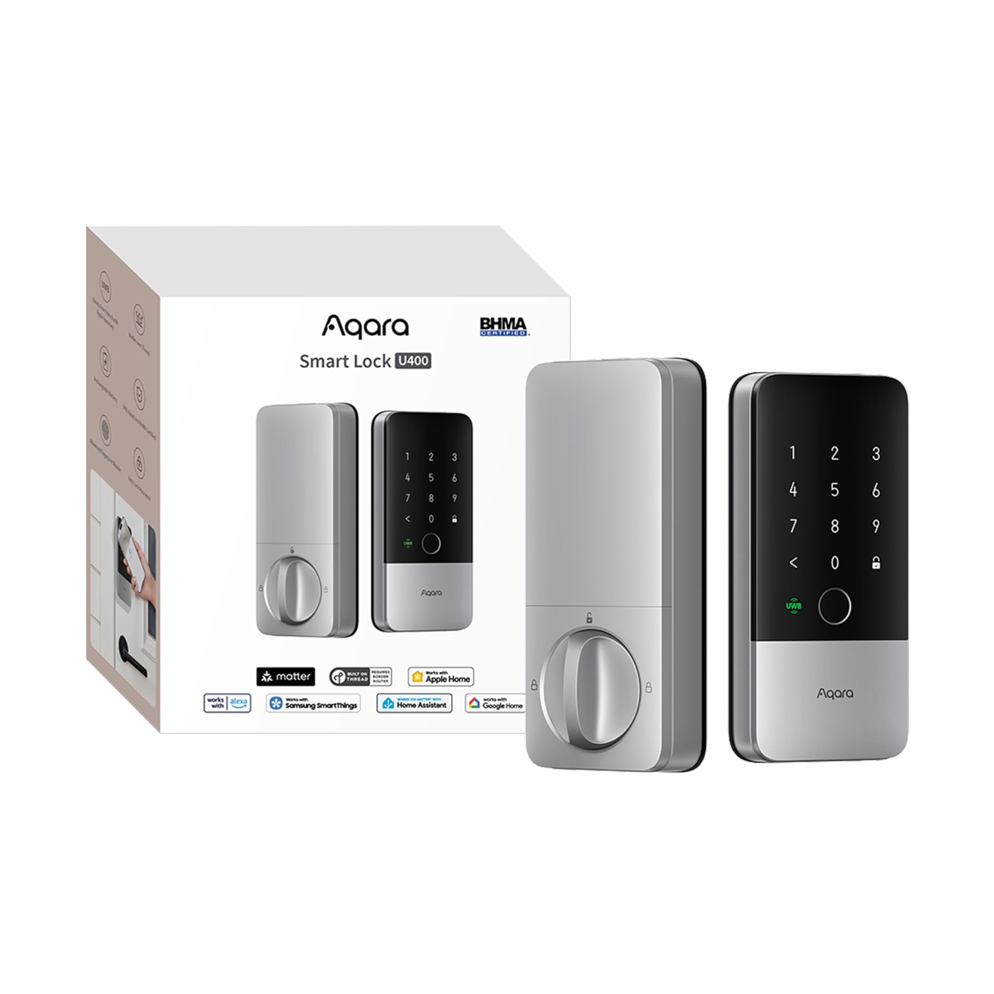 Smart Lock Aqara U400 Matter Over Thread Apple Home Key