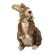 thumbnail image 1 of Preciosas figuras de conejo de Pascua de primavera, de paja, estilo granja, para estantería, adorno de jardín, centro de mesa para exteriores, estatua, 1 of 5