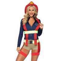 Disfraz Leg Avenue Hot Zone Honey Firefighter, Talla L, Multicolor