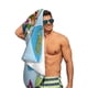 thumbnail image 5 of Los Supersónicos Toalla de playa de secado rápido con diseño temático, regalo para mujeres y niñas, ideal para cumpleaños, fans, amantes de la música, uso en la playa o al aire libre, 78 × 160 cm, 5 of 6